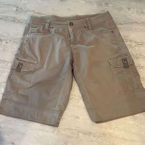 KÜHL Women Tan Cargo Shorts - Size 8